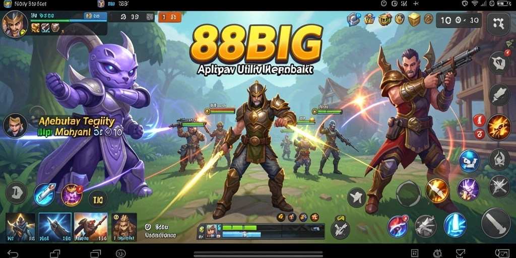Tampilan aplikasi Utility 88BIG dengan antarmuka yang ramah pengguna.