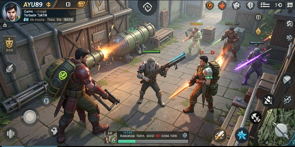 Tampilan gameplay AYU89 yang menegangkan dan strategis.