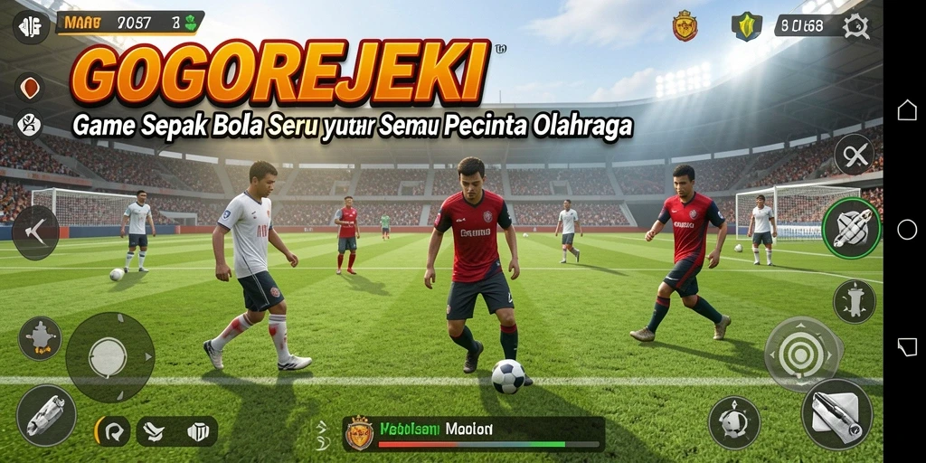 Tampilan gameplay GOGOREJEKI yang menegangkan dan realistis.