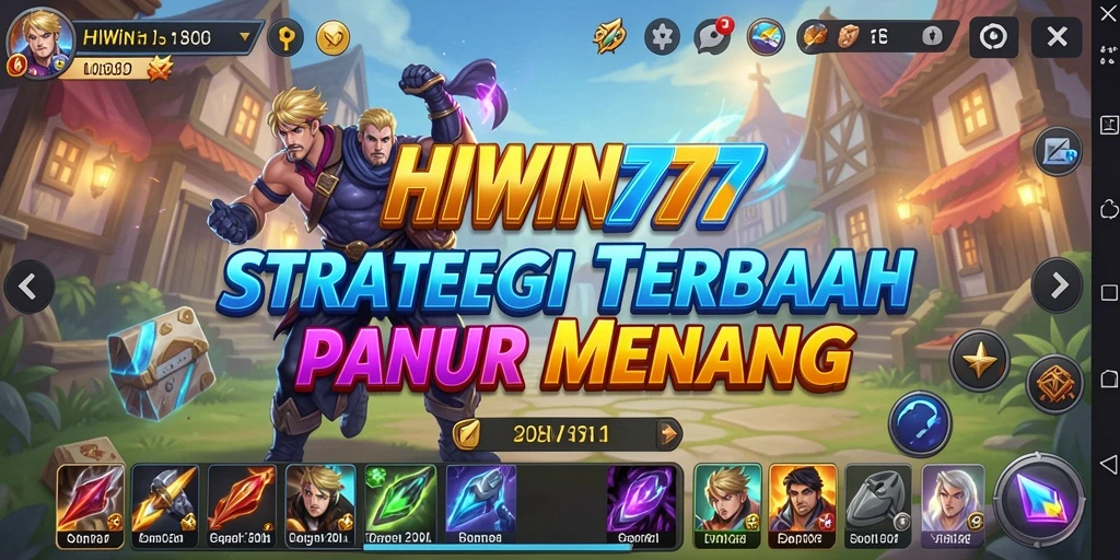 Tampilan gameplay menarik dari HIWIN777 dengan karakter strategi.