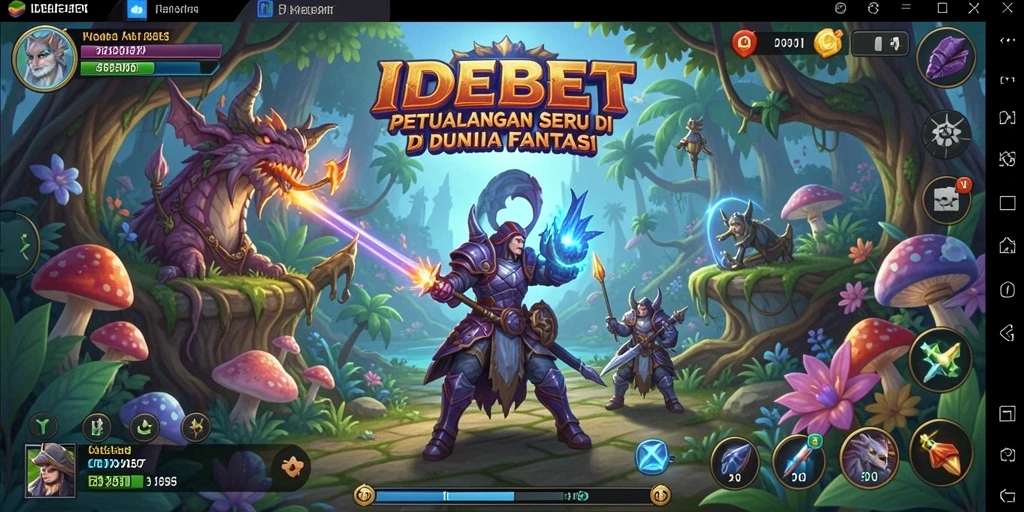 Tampilan gameplay IDEBET yang menegangkan dan penuh aksi.