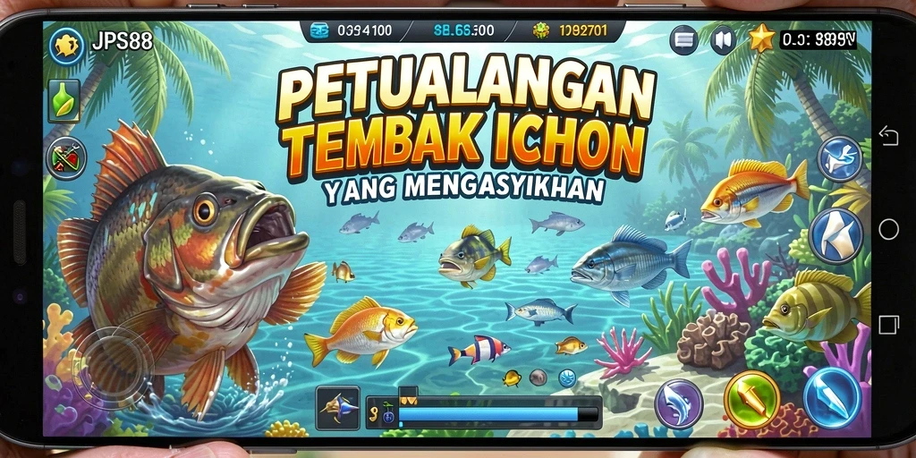 Gameplay seru saat menembak ikan di JPS88.