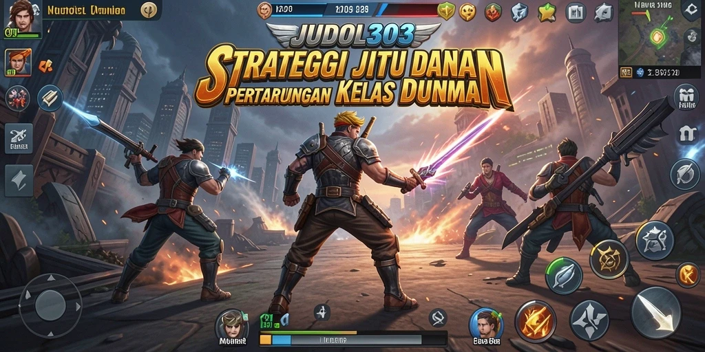 Tampilan seru gameplay JUDOL303 dengan strategi yang menegangkan.