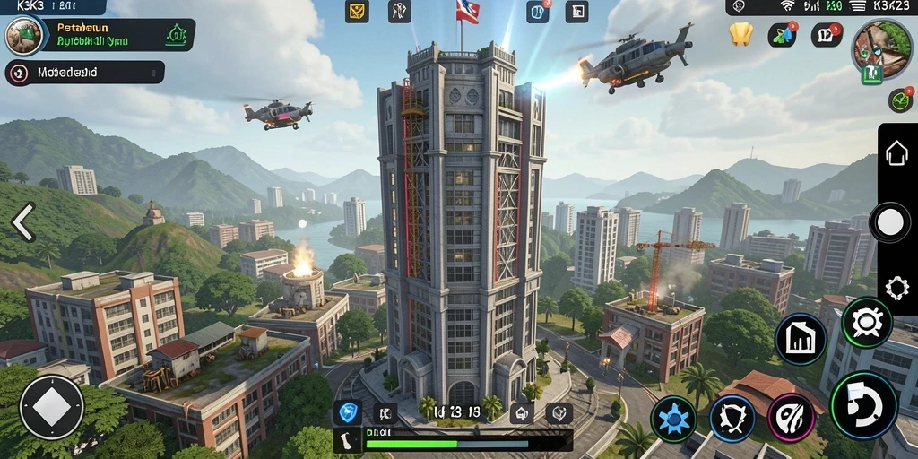Gameplay seru K3K3 dengan strategi Tower Defense.