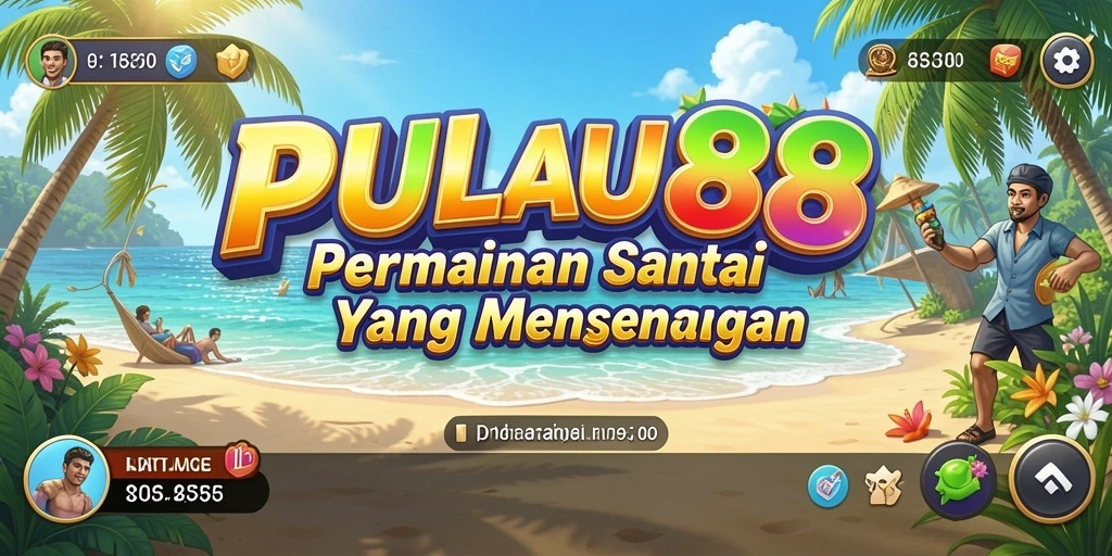 Screenshot permainan PULAU88 menampilkan aktivitas bermain yang mengasyikkan.