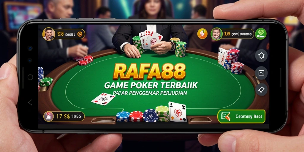 Tampilan gameplay Poker yang menarik di RAFA88.