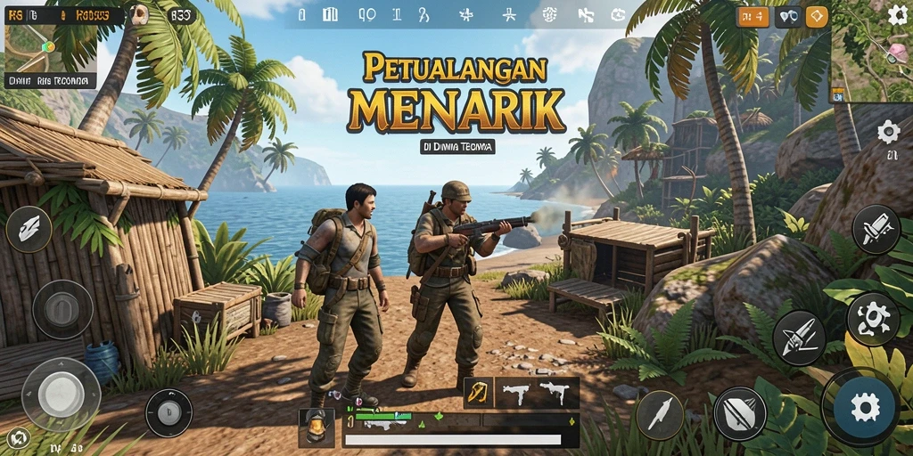 Gameplay RR33 yang menantang dan mendebarkan saat berpetualang.