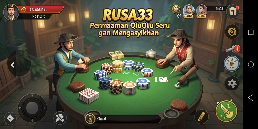 Tampilan gameplay RUSA33 dengan aksi kartu yang seru.