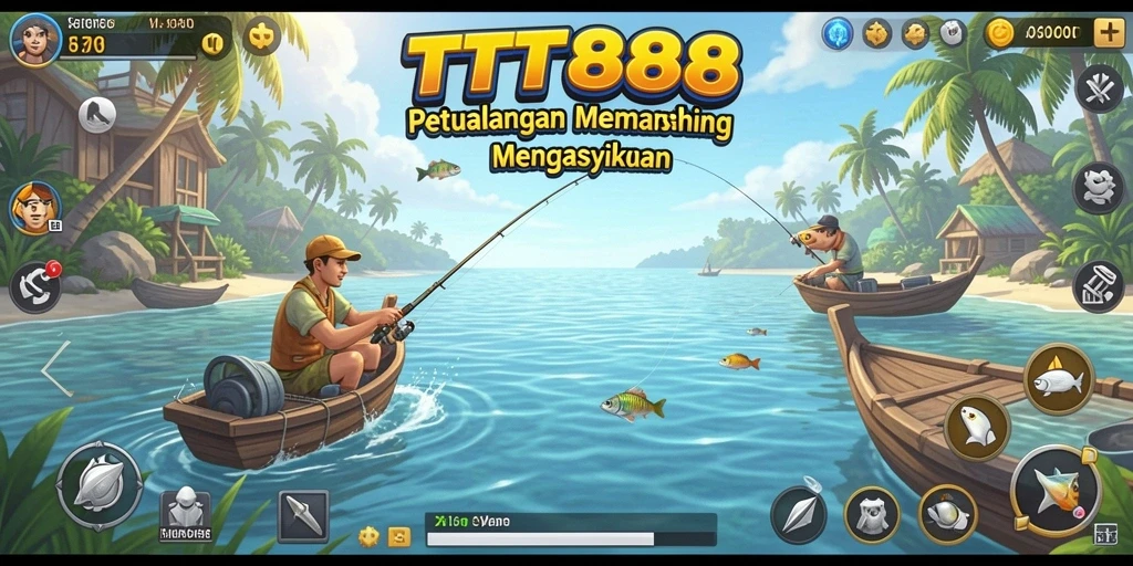 Tampilan menakjubkan dari gameplay memancing di TTT888.